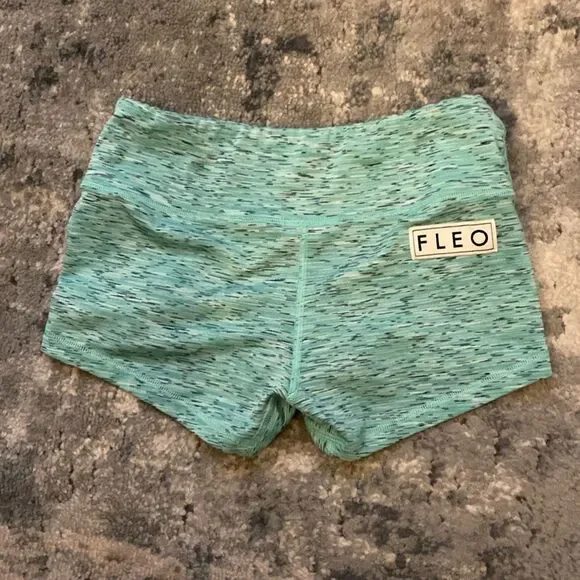 Fleo OG CrossFit shorts, SZ XS, teal - Picture 2 of 3